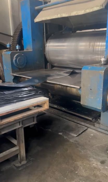 Produktion von Bleiplatten